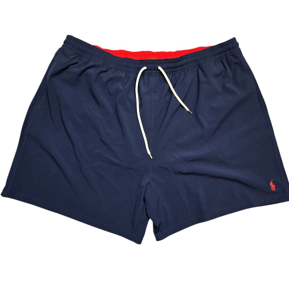 Polo Ralph Lauren swim‎ trunks 4XB Traveler Classic Fit In Dark Blue